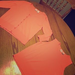 Cardigan and tank set